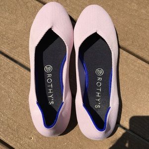 Ballerina pink Rothy’s size 9